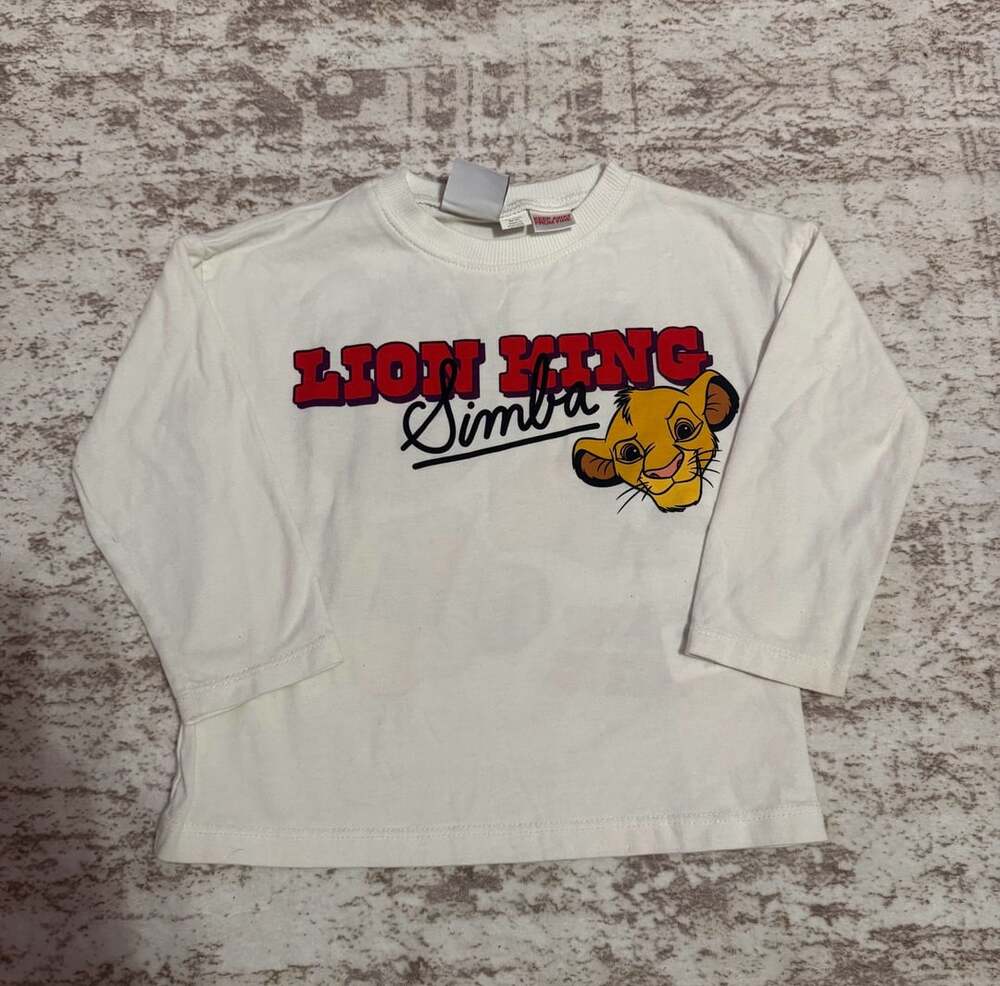 Size 1 1/2 Zara The Lion King Long Sleeve